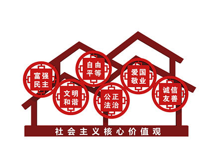 核心價(jià)值觀標(biāo)牌制作